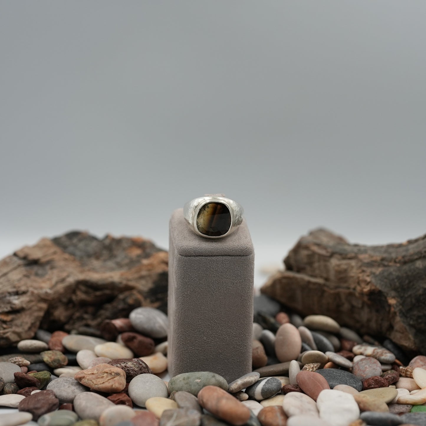 Tourmaline Authentic Handmade Silver Ring - Unisex