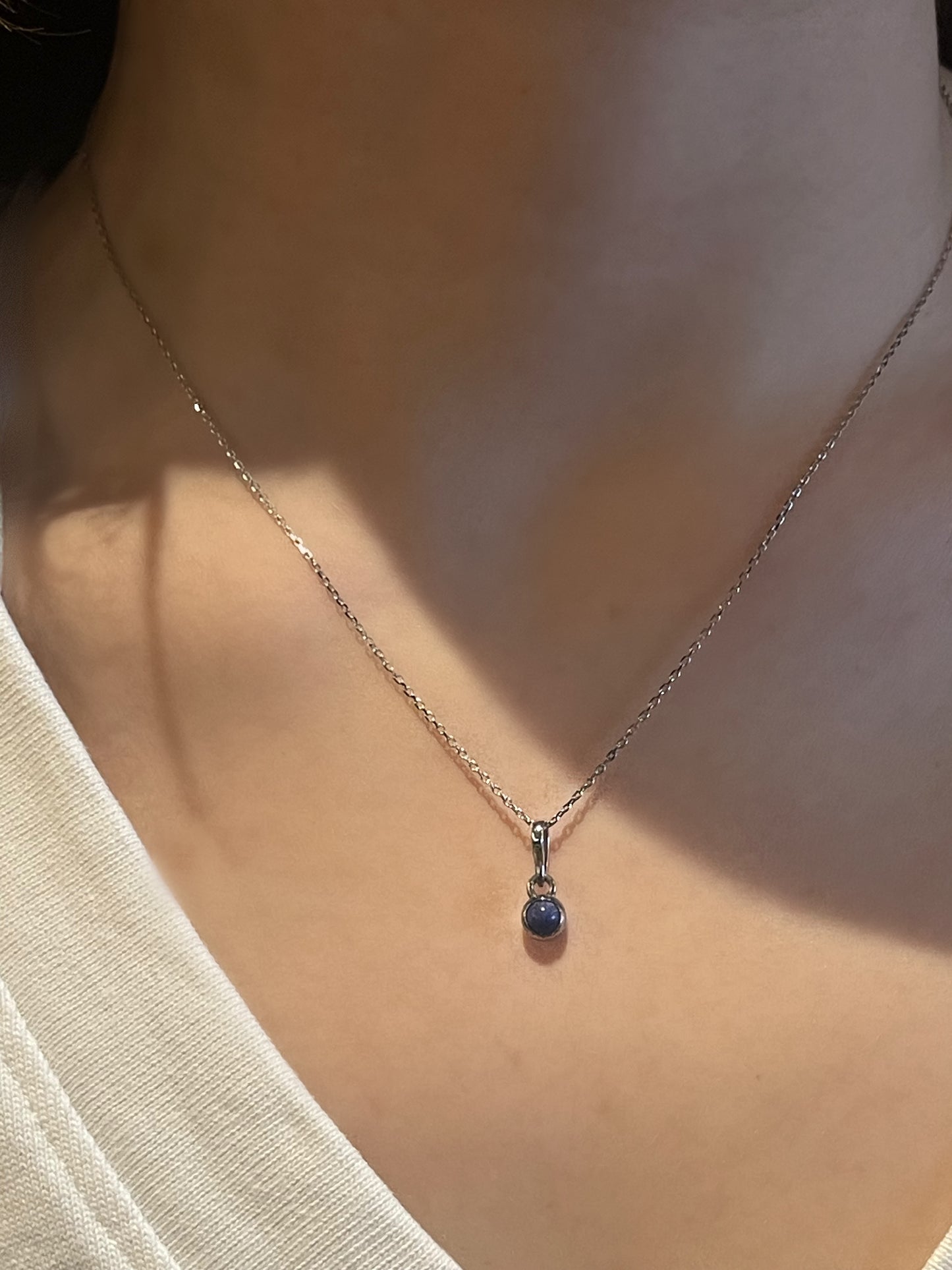 Lapis Minimalist Gümüş Kolye