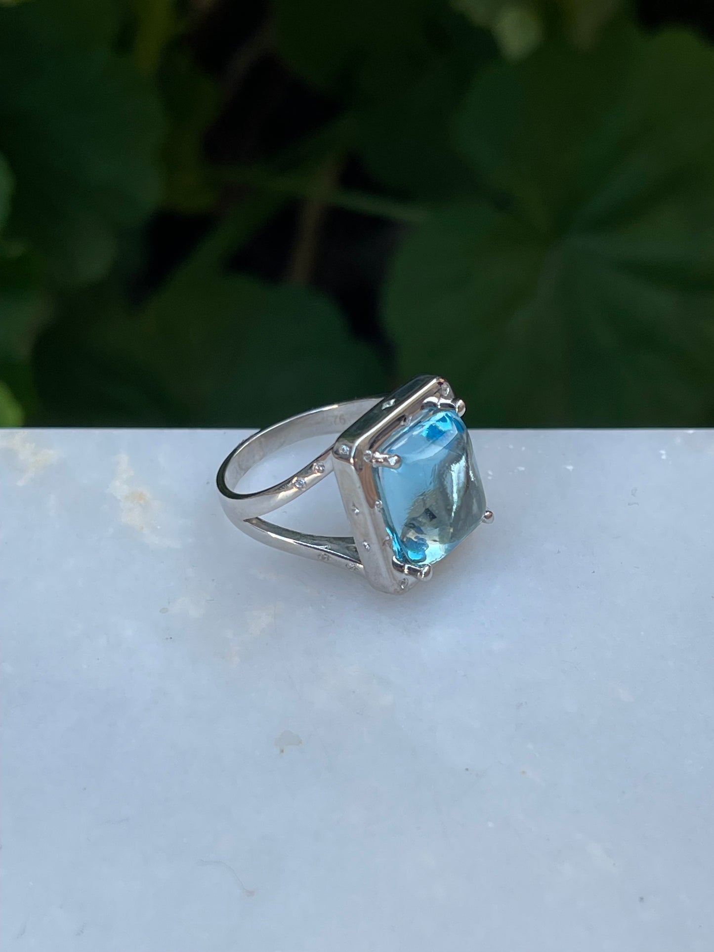 Topaz Minimal Vintage Yüzük