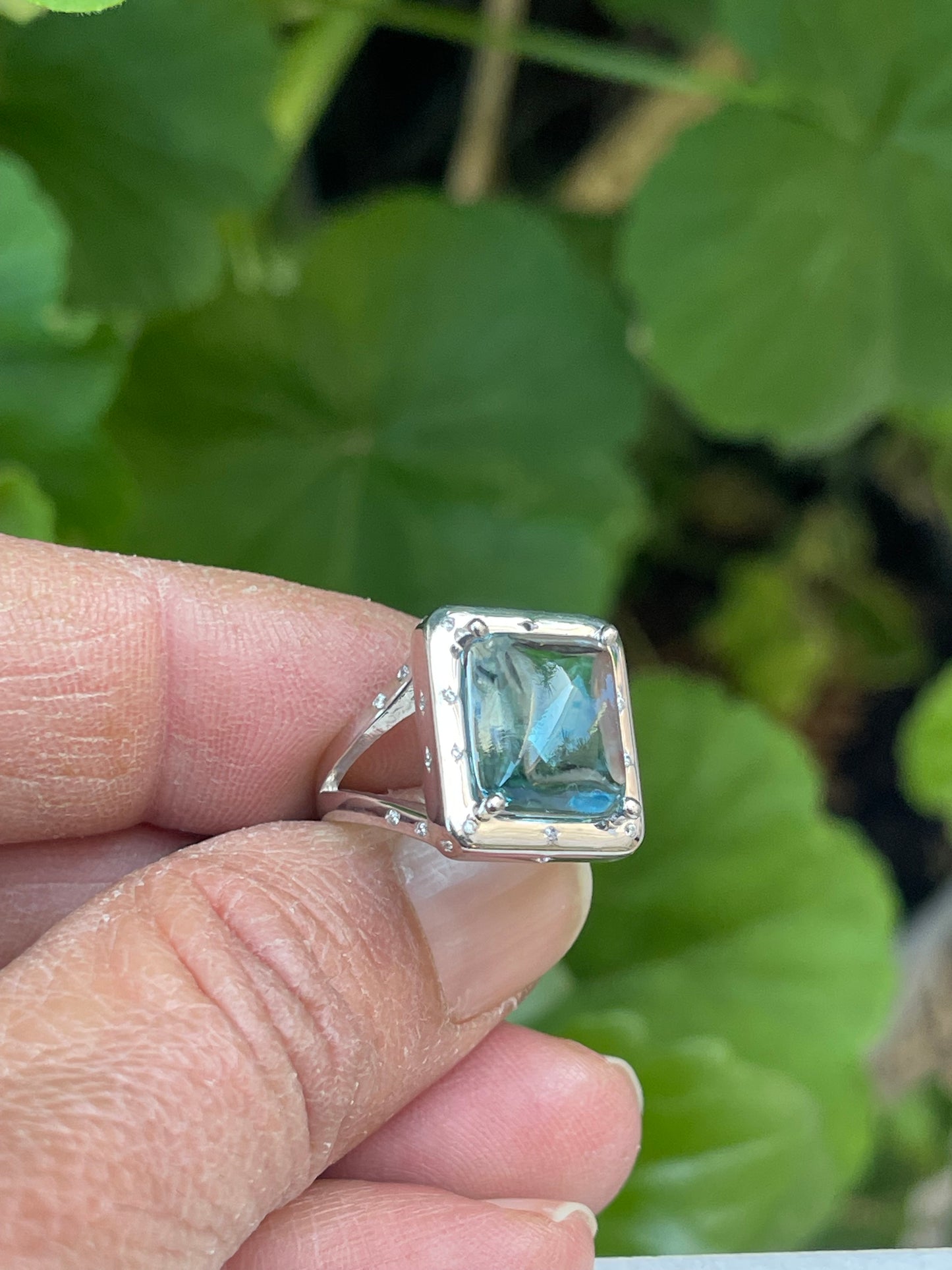 Topaz Minimal Vintage Yüzük