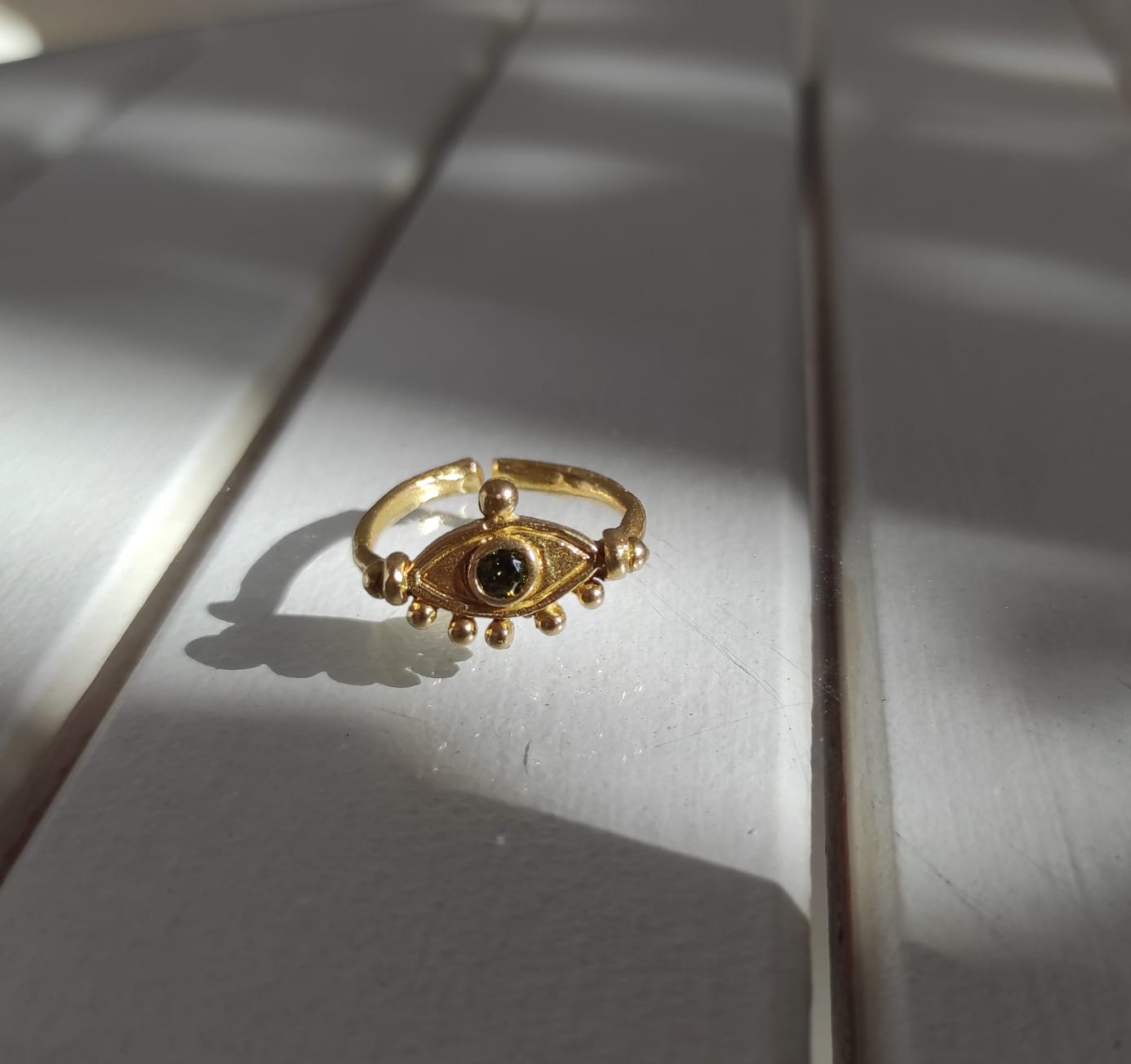 Vintage/Antik Safir Taşlı Göz Yüzük