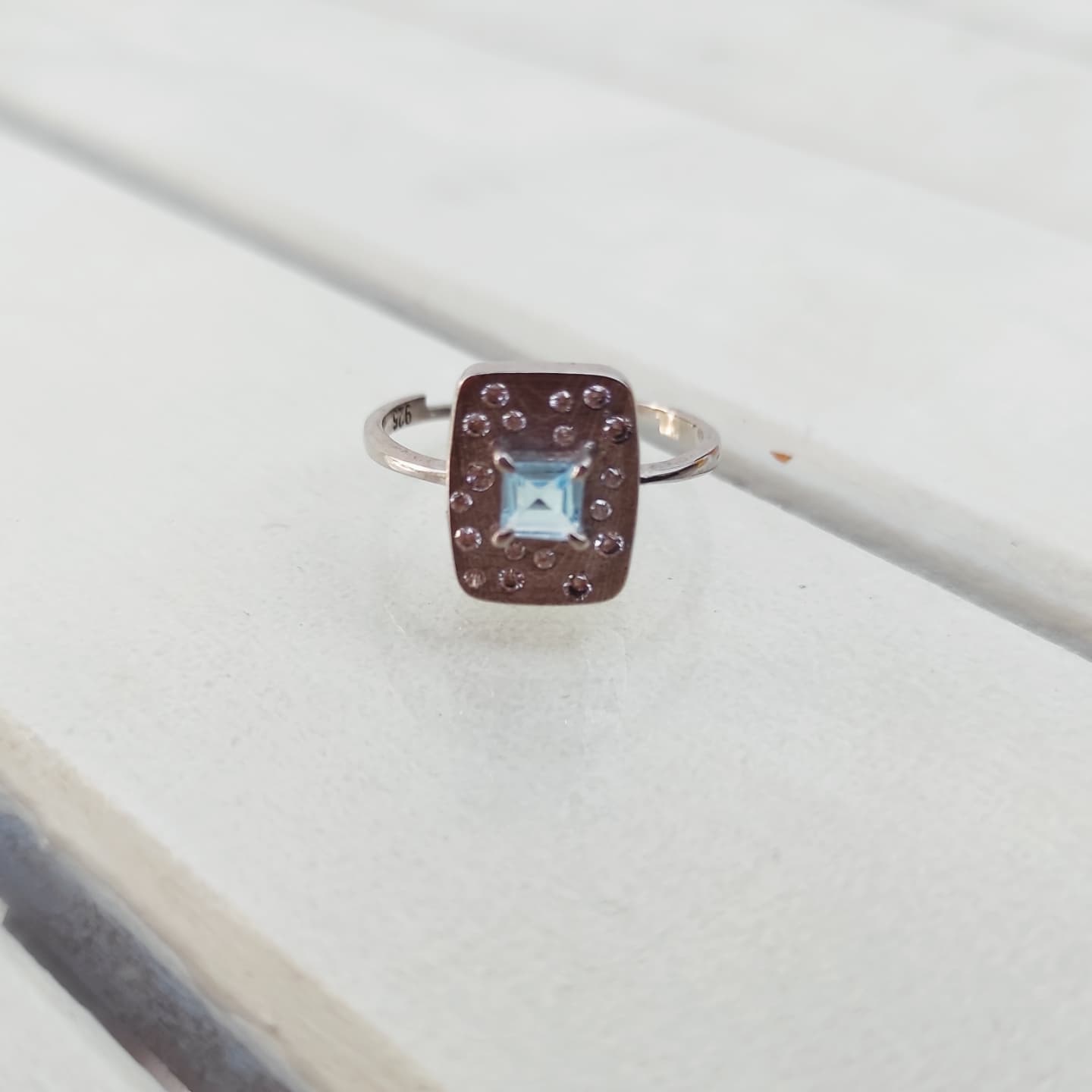 Topaz Gümüş Yüzük-Minimalist Trending